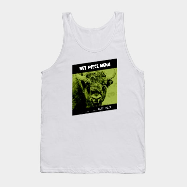 SPM Buffalo Bison Green Tank Top by Set Piece Menu Podcast